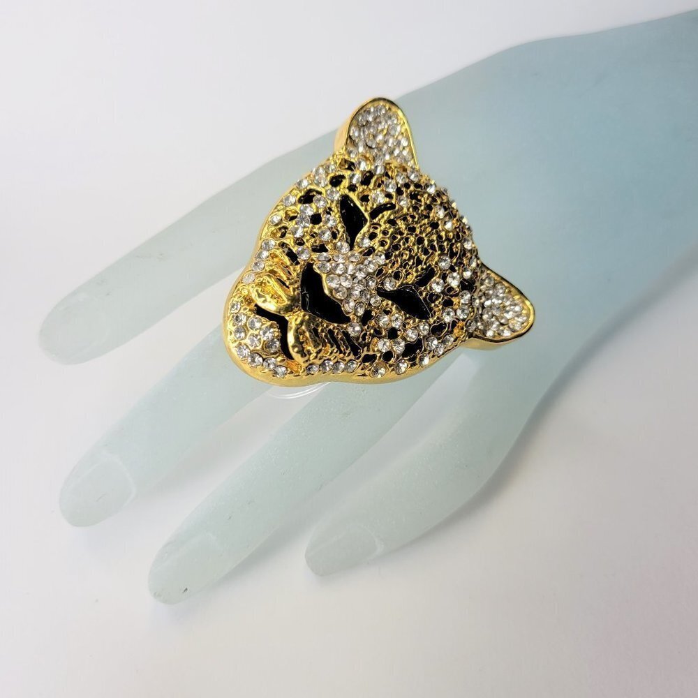 Leopard Ring Tiger Ring In Stretch Band - New